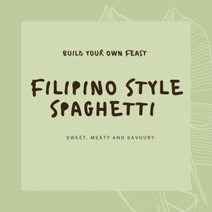 Filipino Style Spaghetti Tray