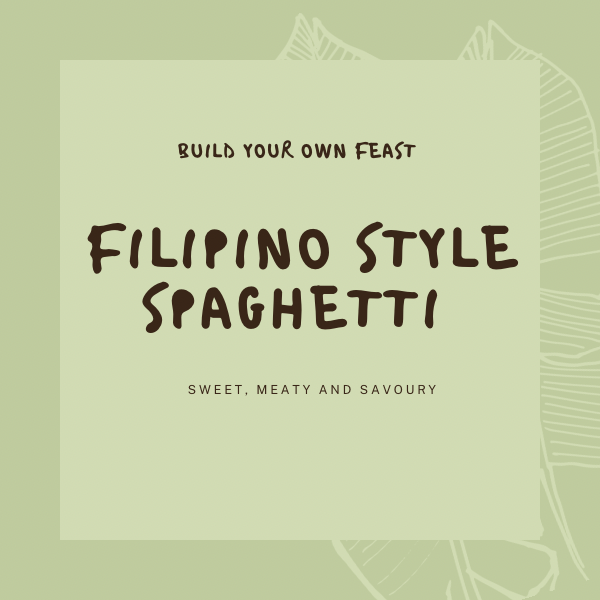 Filipino Style Spaghetti Tray